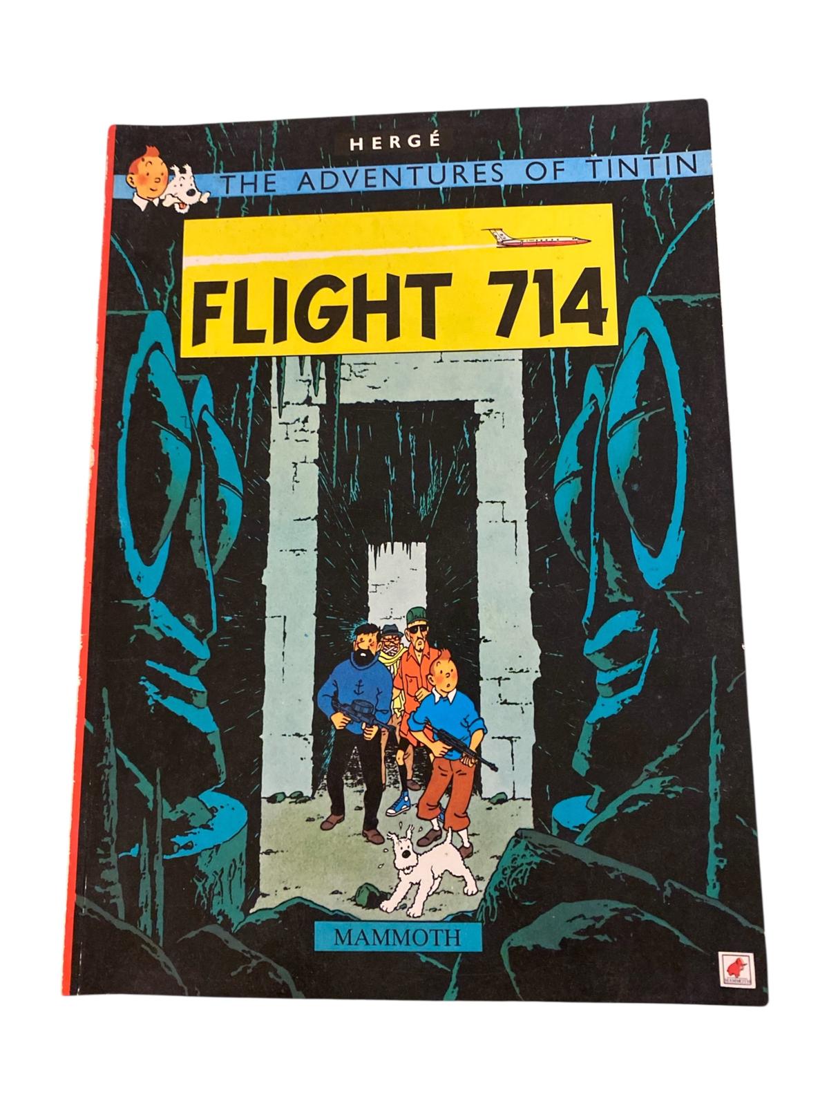 Tintin in Flight 714, Herge