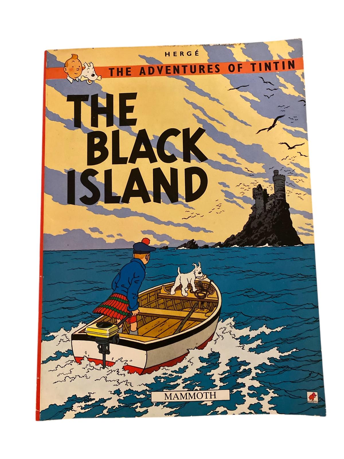 Tintin The Black Island, Herge
