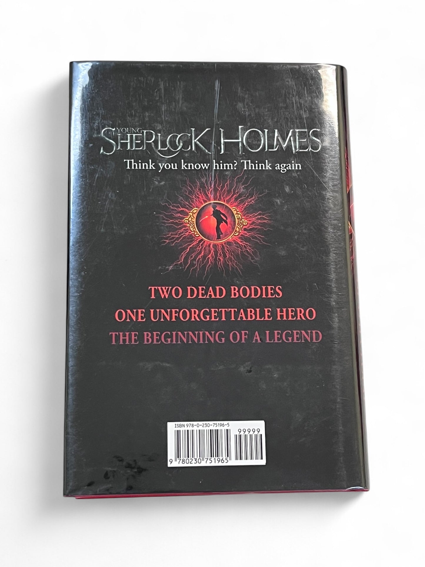 SIGNED 1st Edition Young Sherlock Holmes; Death Cloud, Andrew Lane