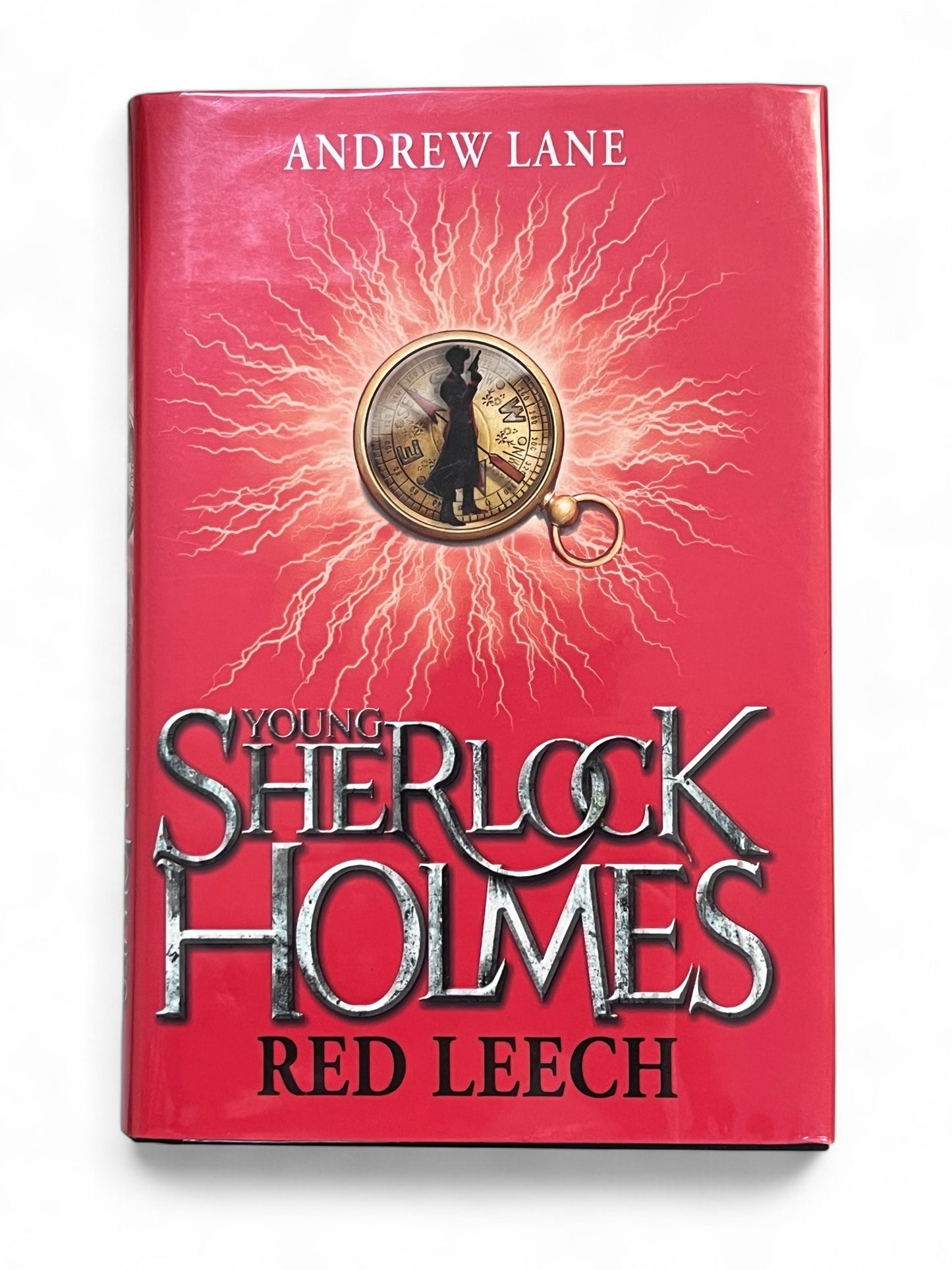 SIGNED 1st Edition Young Sherlock Holmes; Red Leech, Andrew Lane